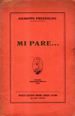 Mi pare..