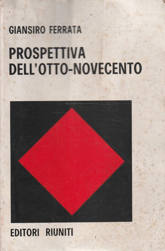 Prospettiva dell'Otto-Novecento - copertina