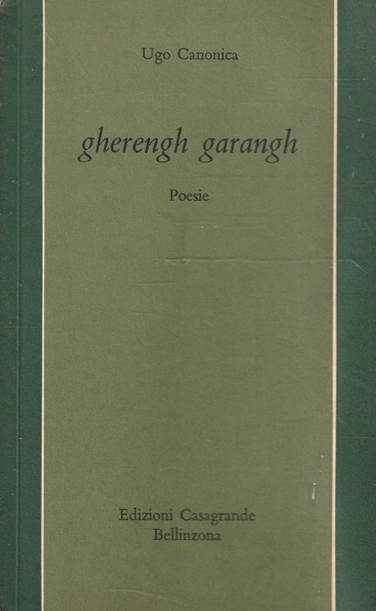 gherengh garangh - Ugo Canonica - copertina