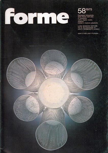 Forme 58/1975 - copertina