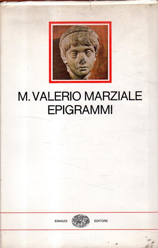 Epigrammi - Marco Valerio Marziale - copertina