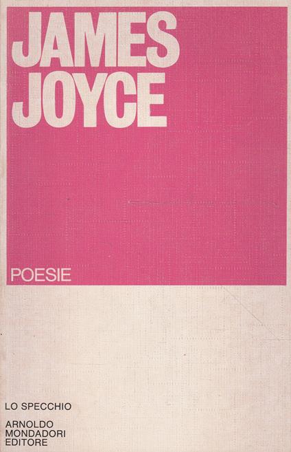 Poesie - James Joyce - copertina