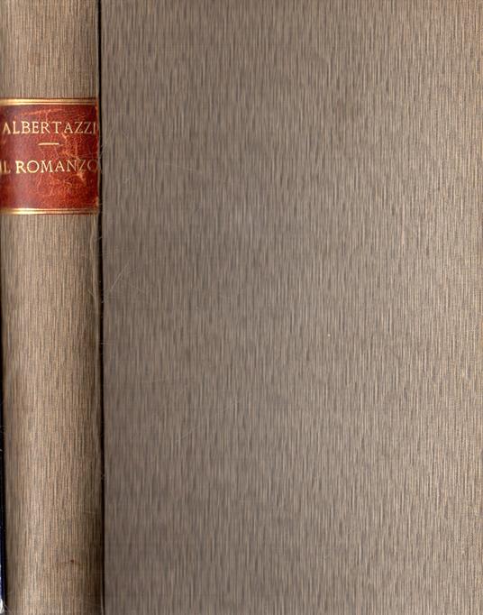 Il romanzo - Adolfo Albertazzi - copertina