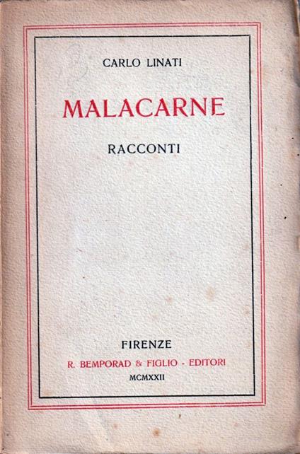 Malacarne - Carlo Linati - copertina