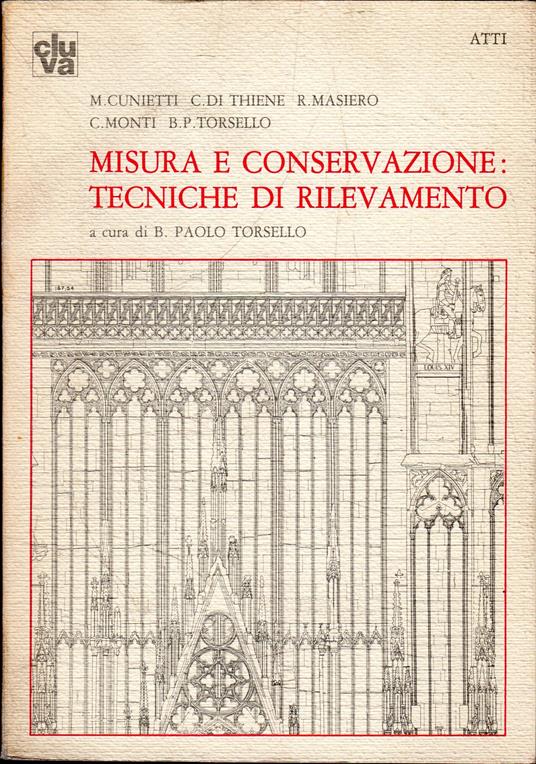 Misura e conservazione: tecniche di rilevamento - copertina