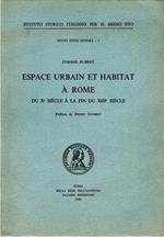 Espace urbain et habitat a Rome