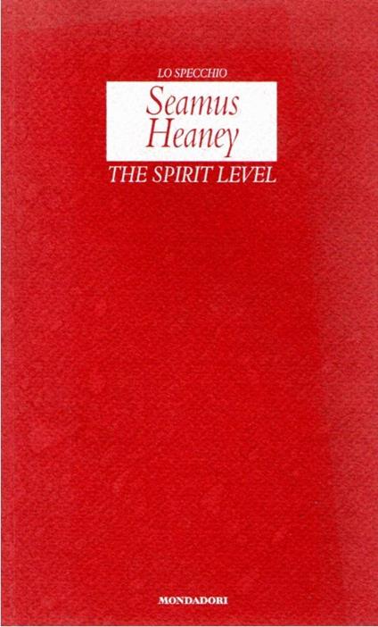 The spirit level - Seamus Heaney - copertina