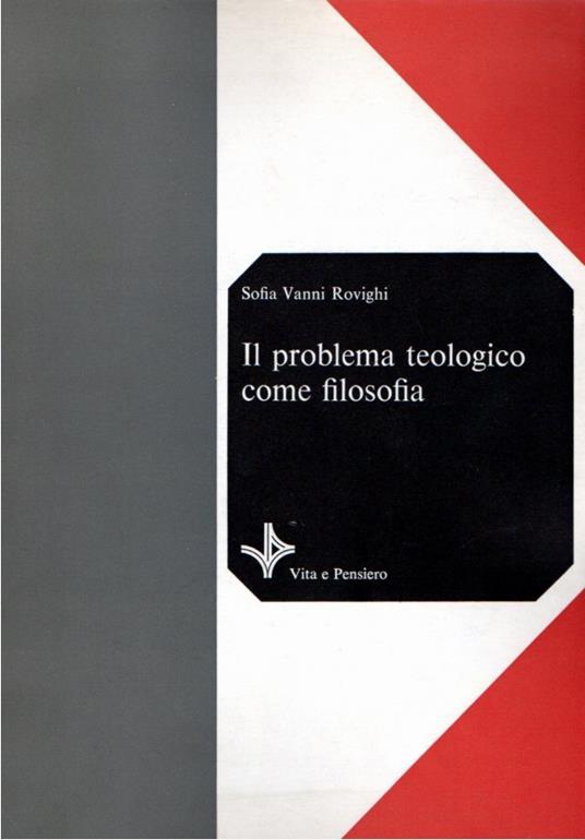 Il problema teologico come filosofia - copertina