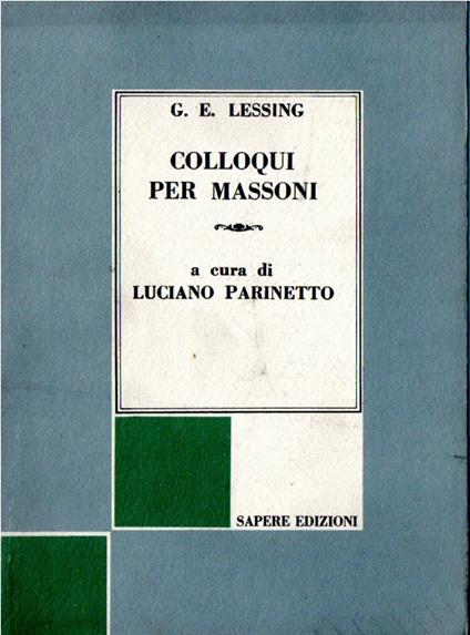 Colloqui per Massoni - copertina