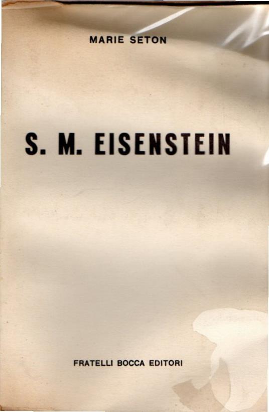 S. M. Eisenstein - Marie Seton - copertina