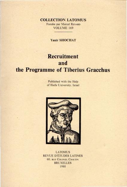 Recruitment and the programme of Tiberius Gracchus - copertina