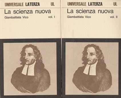 La scienza nuova. Giusta l'edizione del 1744 (2 volumi) - Giambattista Vico - copertina