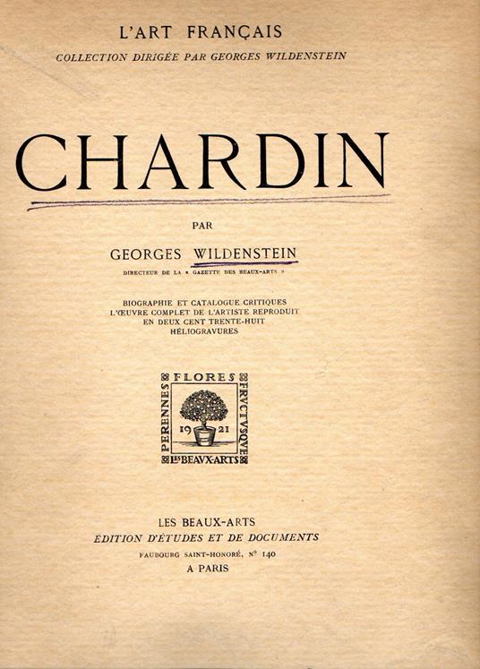 Chardin - copertina