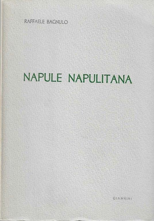 Napule napulitana - Raffaele Bagnulo - copertina