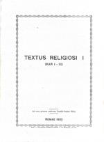 Textus Religiosi I (Kar I - III)