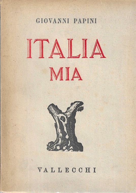 Italia mia - Giovanni Papini - copertina