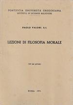 Lezioni di filosofia morale