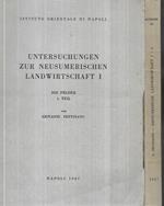 Untersuchungen zur Neusumerischen Landwirtschaft I