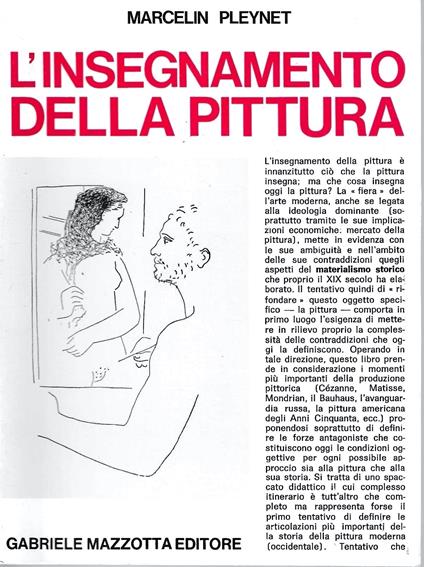 L' insegnamento della pittura - Marcelin Pleynet - copertina