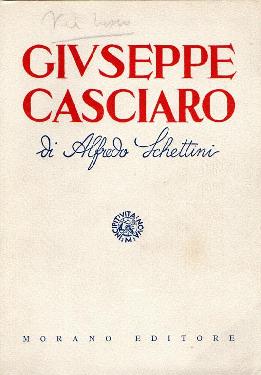 Giuseppe Casciaro - Alfredo Schettini - copertina