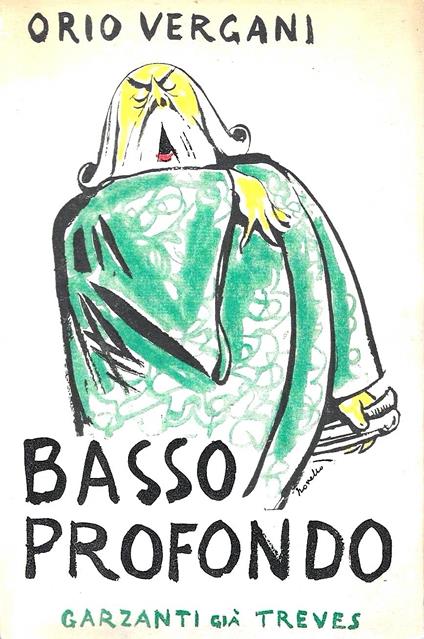 Basso profondo ed altre fantasie - Orio Vergani - copertina