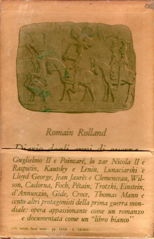 Diario degli anni di guerra 1914-1919 ( 2 vol. in custodia) - Romain Rolland - copertina