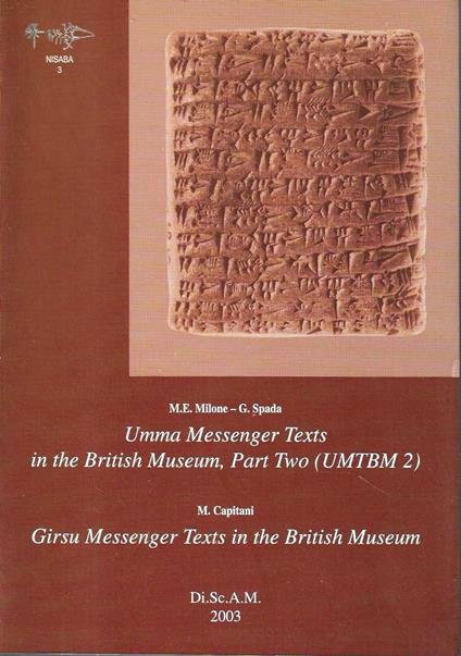 Umma Messenger Texts in the British Museum, Part Two (UMTBM 2) - Girsu Messenger Texts in the British Museum - copertina