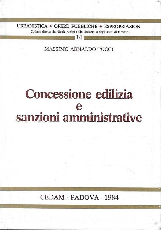 Concessione edilizia e sanzioni amministrative - copertina