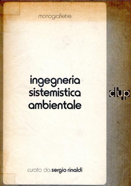 Ingegneria sistemistica ambientale - copertina