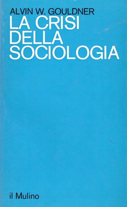 La crisi della sociologia - copertina