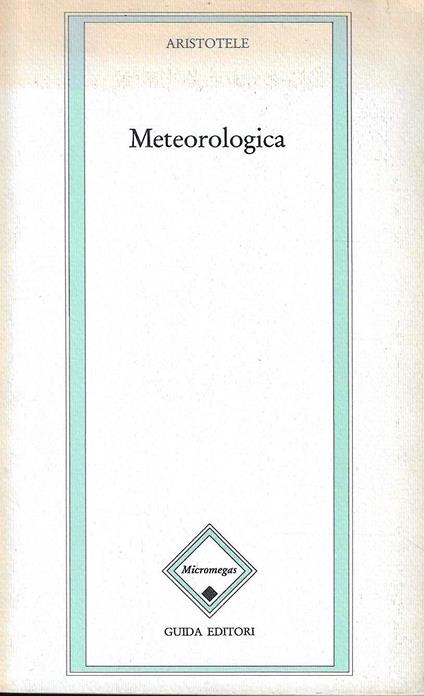 Meteorologica - Aristotele - copertina