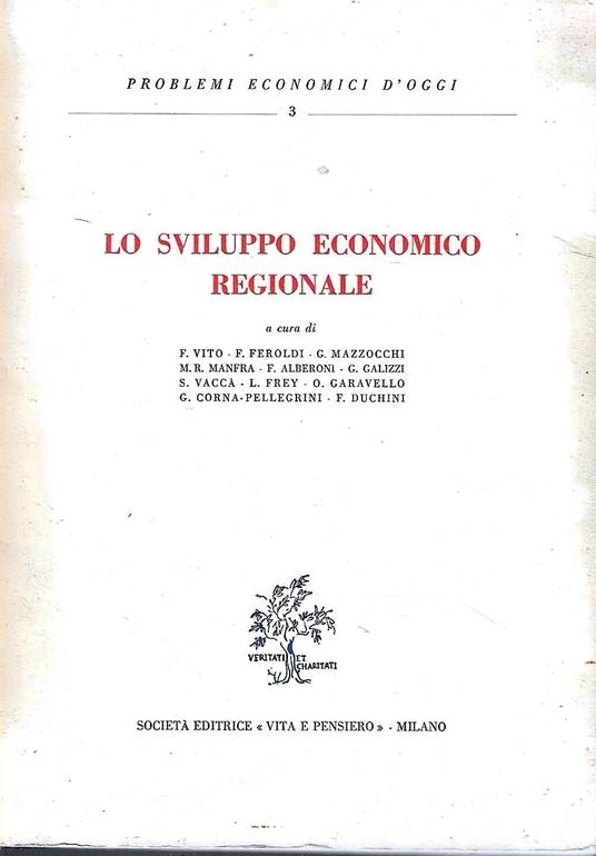 Lo sviluppo economico regionale - copertina