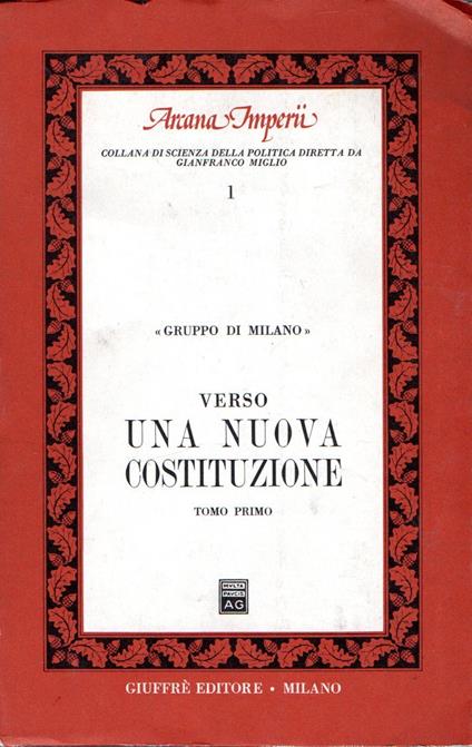 Verso una Nuova Costituzione - copertina