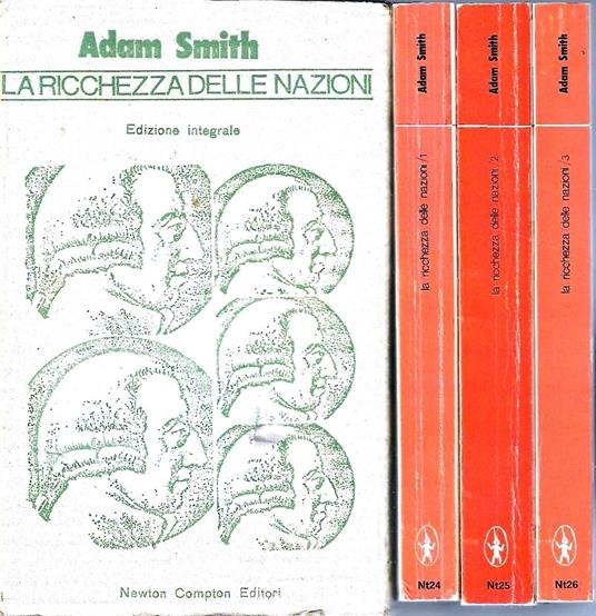 La ricchezza delle nazioni (Tre volumi) - Adam Smith - copertina