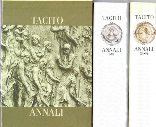 Annali (Due volumi in cofanetto) - P. Cornelio Tacito - copertina