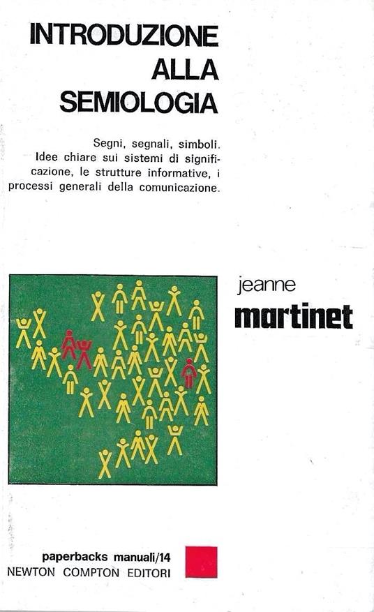 Introduzione alla semiologia - Jeanne Martinet - copertina