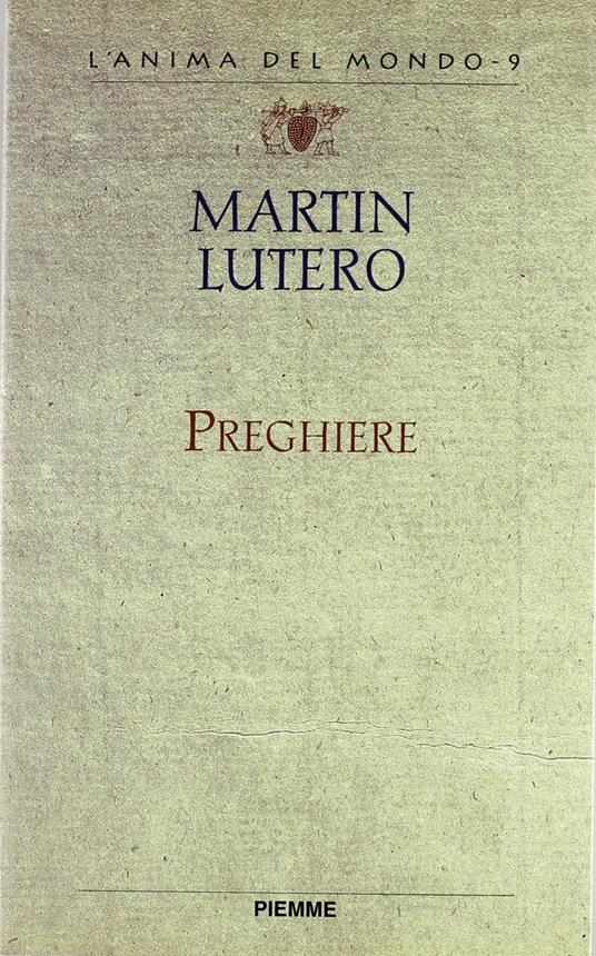 Preghiere - Martin Lutero - copertina