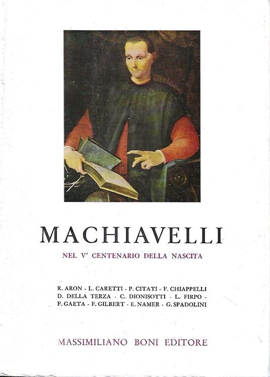 Machiavelli nel V Centenario della nascita - Jean-Paul Aron - copertina