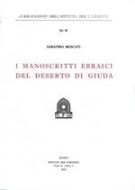 I manoscritti ebraici del Deserto di Giuda