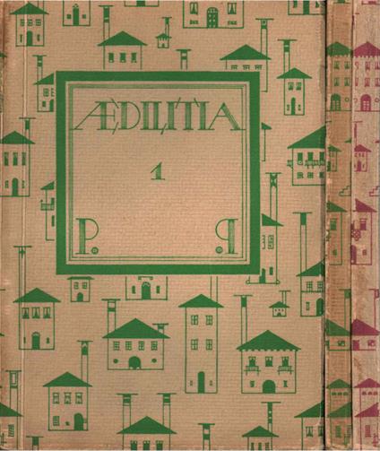 Aedilitia (2 vol.) - copertina