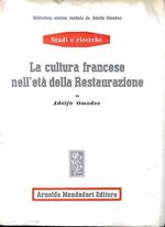 La cultura francese nell'età della Restaurazione