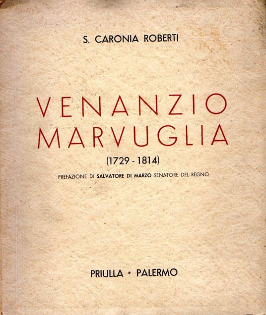 Venanzio Marvuglia (1729-1814) - copertina