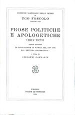 Prose politiche e apologetiche (1817-1827) Parte seconda: La rivoluzione di Napoli del 1798-1799 - La 