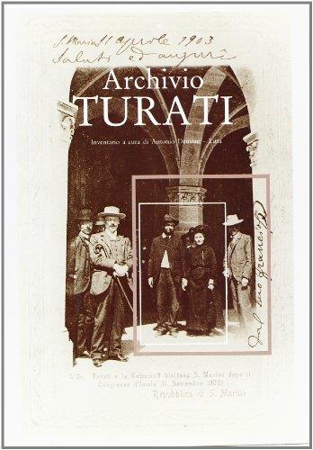 Archivio Turati. Inventario - copertina