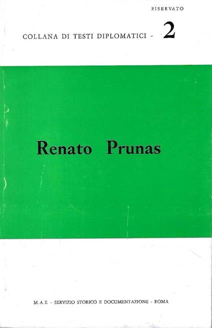 Renato Prunas - copertina