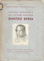 Mostra personale del pittore romeno Dimitrie Berea. Palazzo Giacomini - Roma, maggio 1942