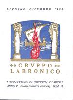 XI Mostra del Gruppo Labronico nelle sale di Bottega d'Arte. Livorno, 12 dicembre - 7 gennaio 1927. Catalogo