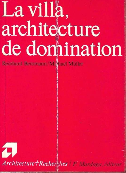 La villa, architecture de domination - copertina