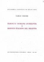 Barocco romano d'oriente e barocco italiano del Seicento