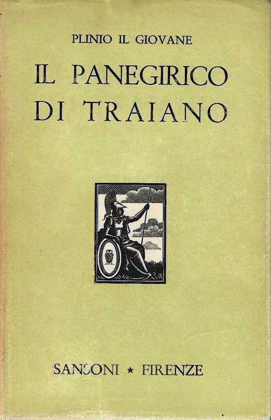 Il panegirico di Traiano - Plinio il Giovane - copertina
